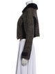 Proenza Schouler Linen Tweed Pattern Evening Jacket