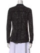 Proenza Schouler Silk Printed Button-Up Top