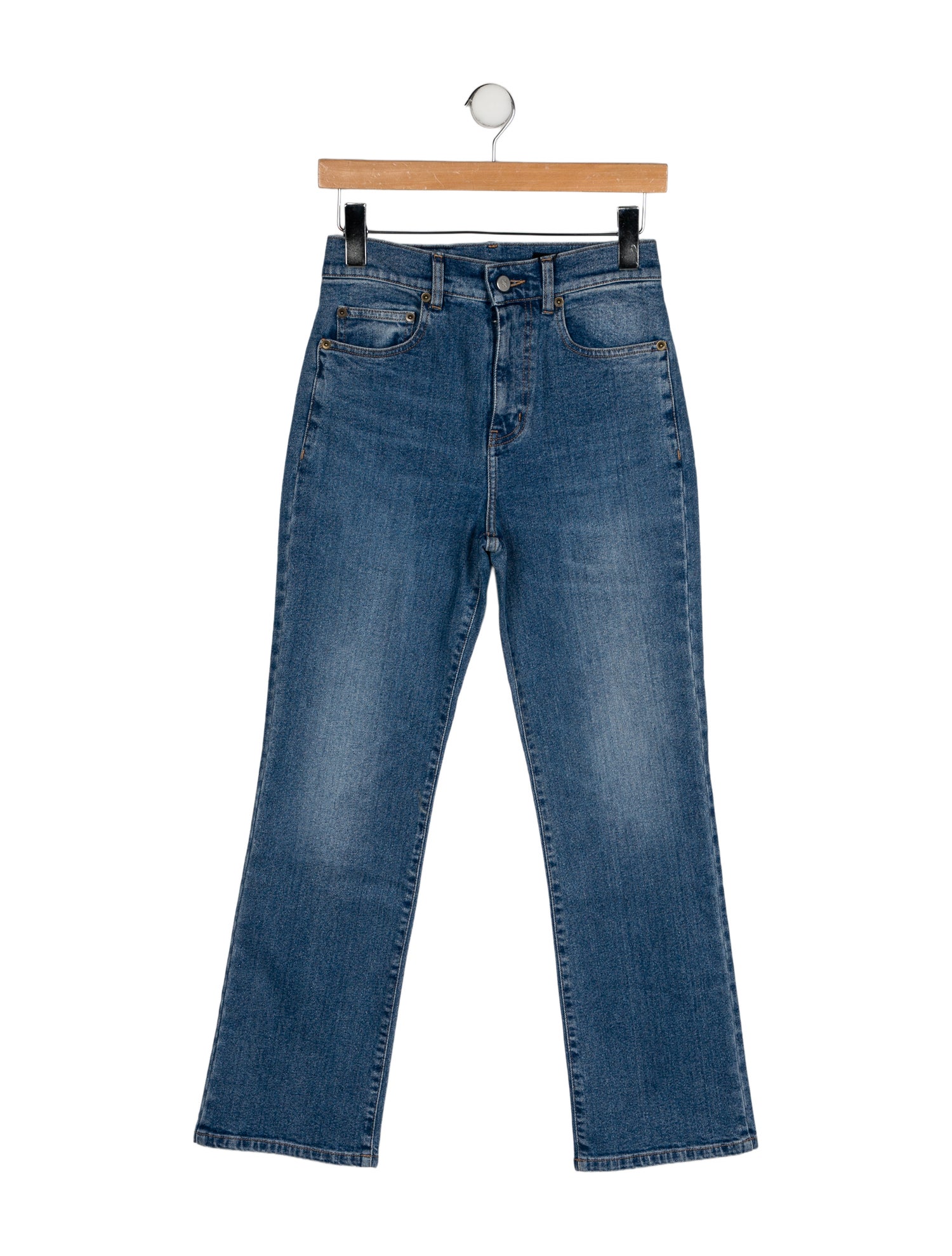 Proenza Schouler High-Rise Straight Leg Jeans