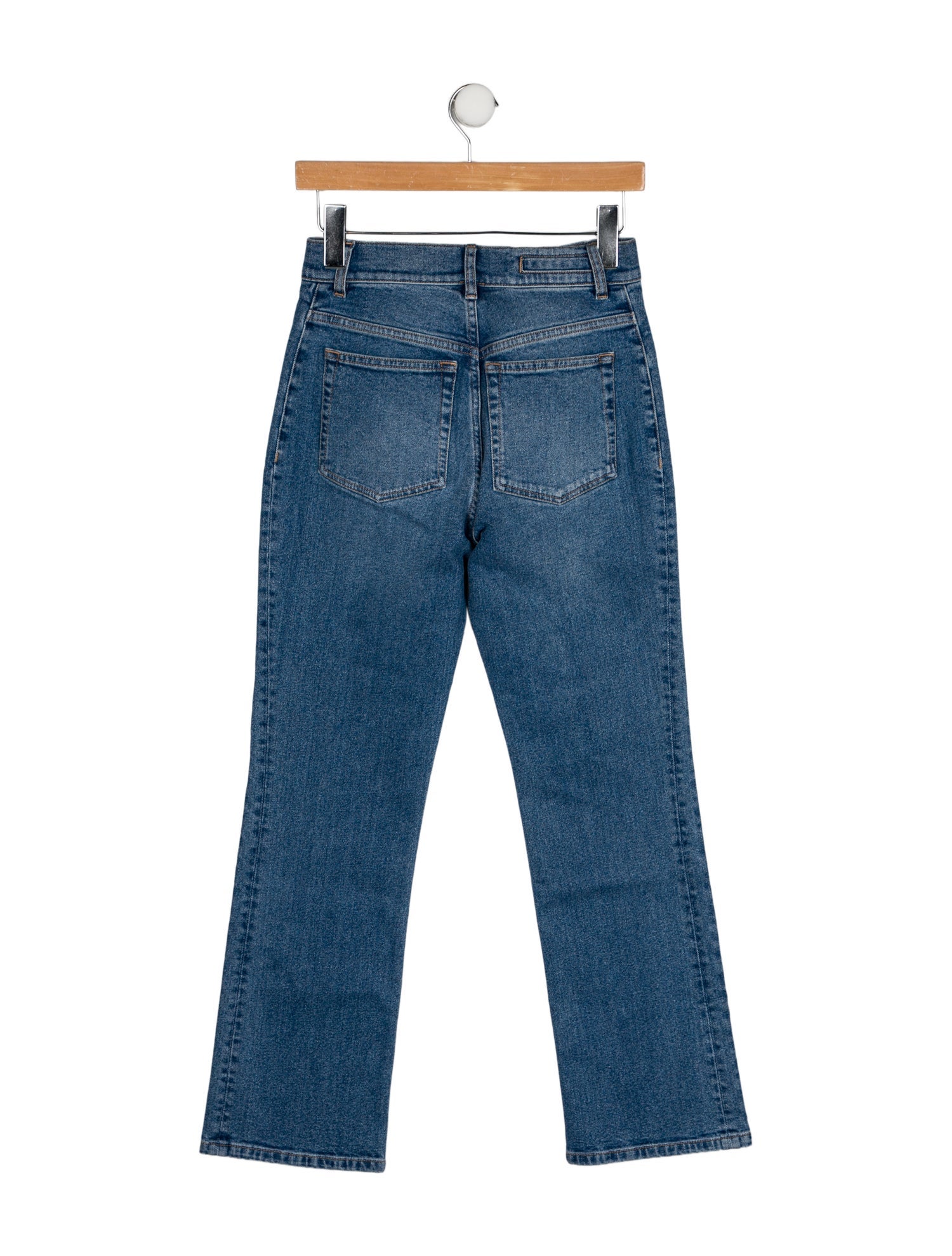 Proenza Schouler High-Rise Straight Leg Jeans