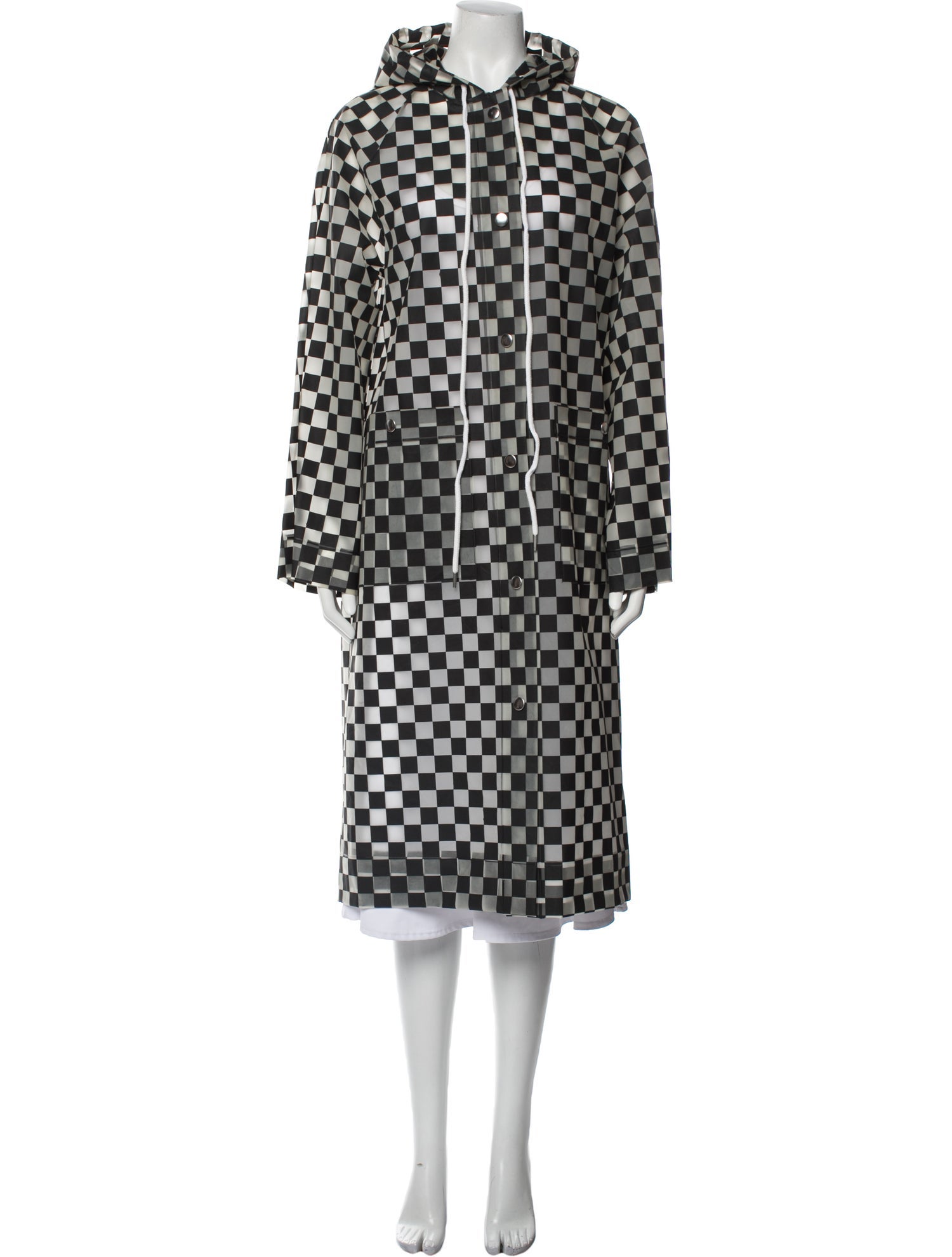 Proenza Schouler Plaid Print Trench Coat