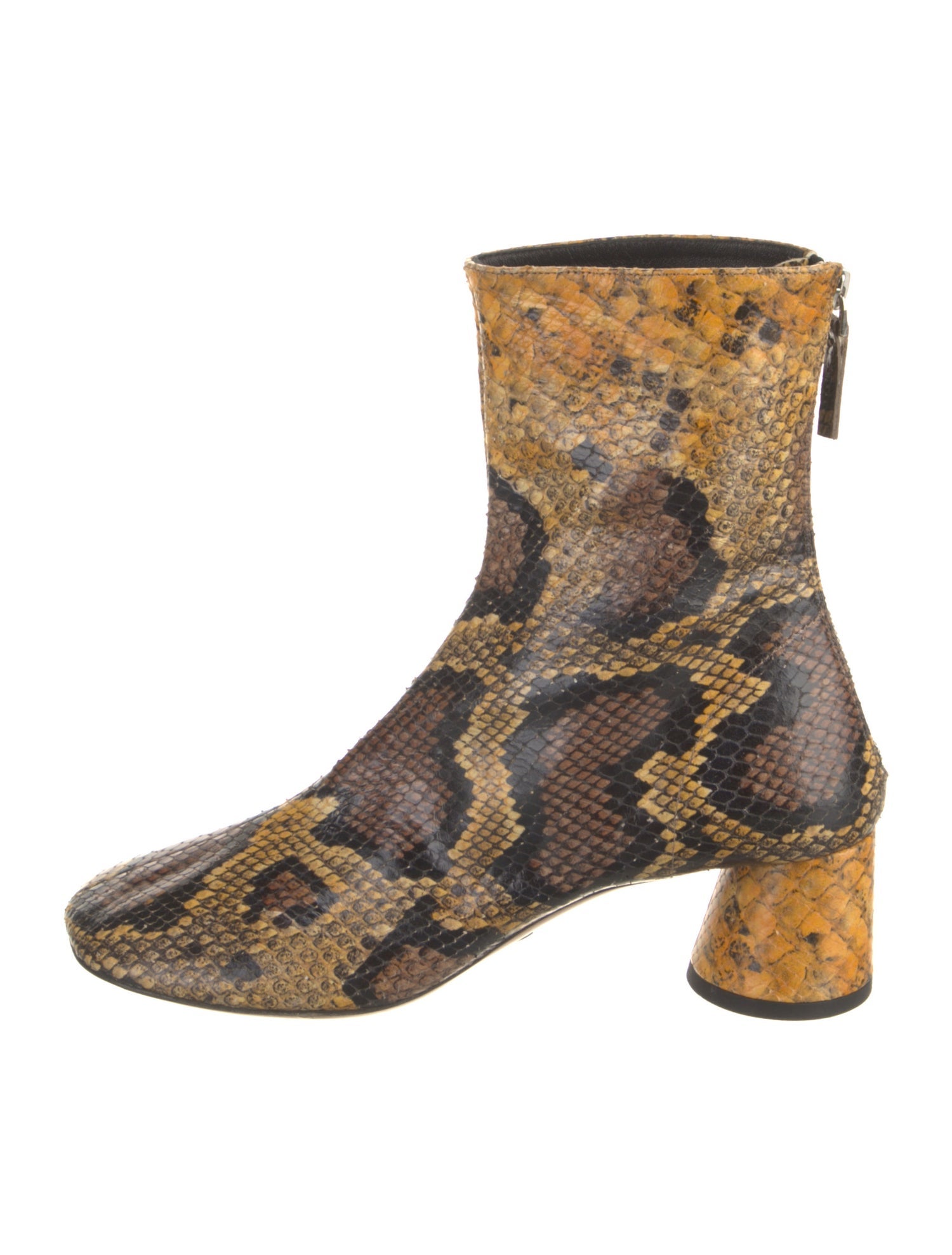 Proenza Schouler Snakeskin Animal Print Boots