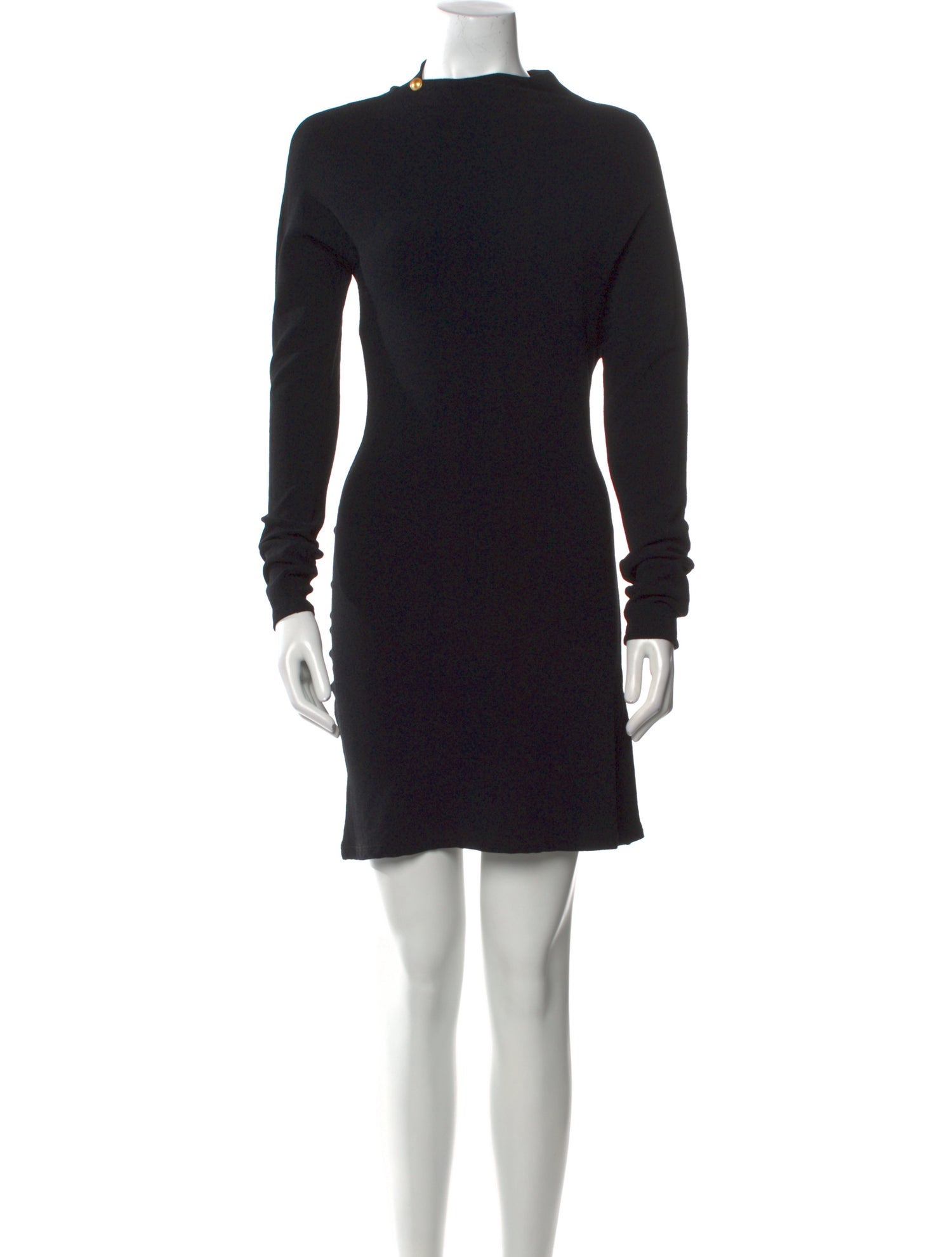 Proenza Schouler Mock Neck Mini Dress