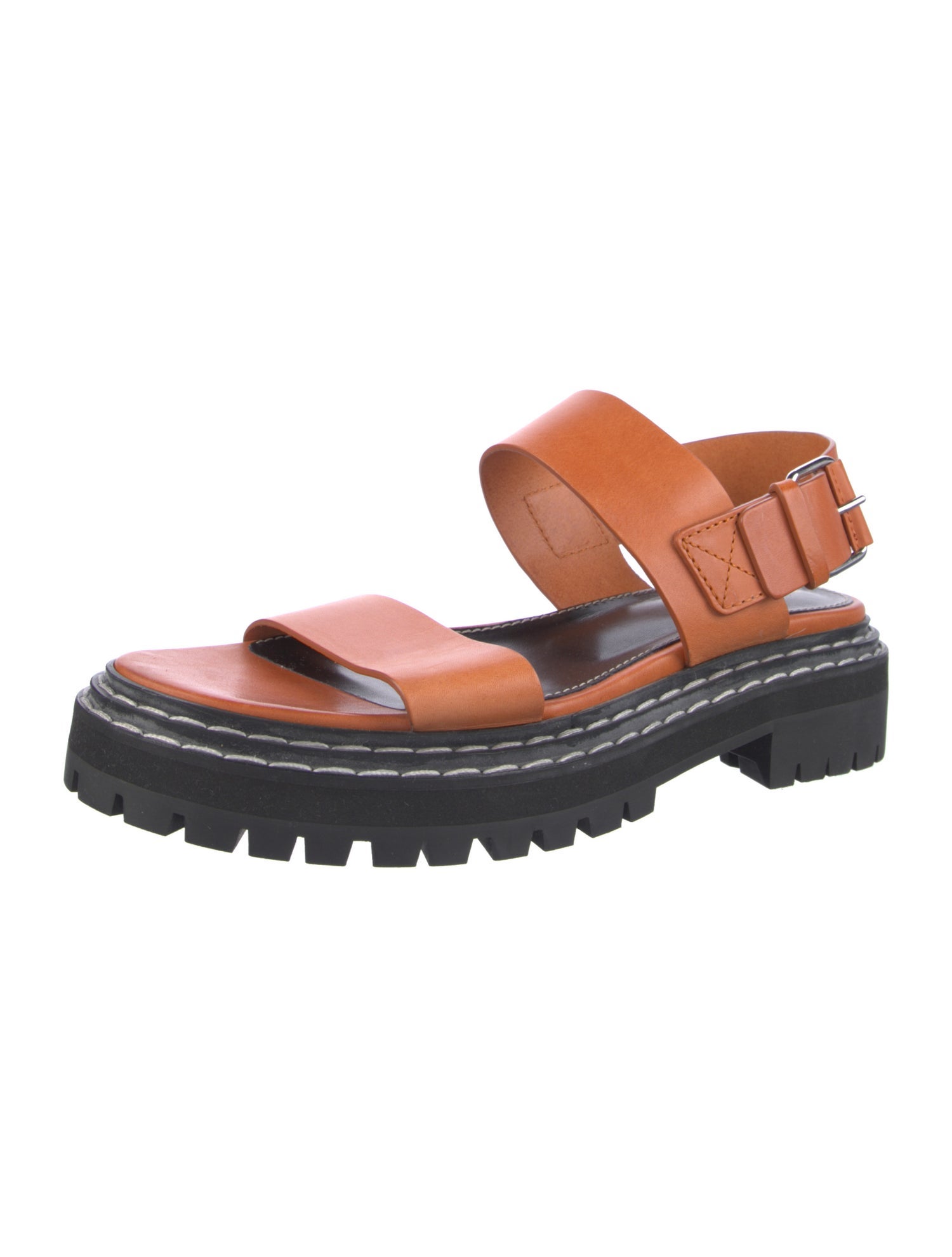 Proenza Schouler Leather Slingback Sandals