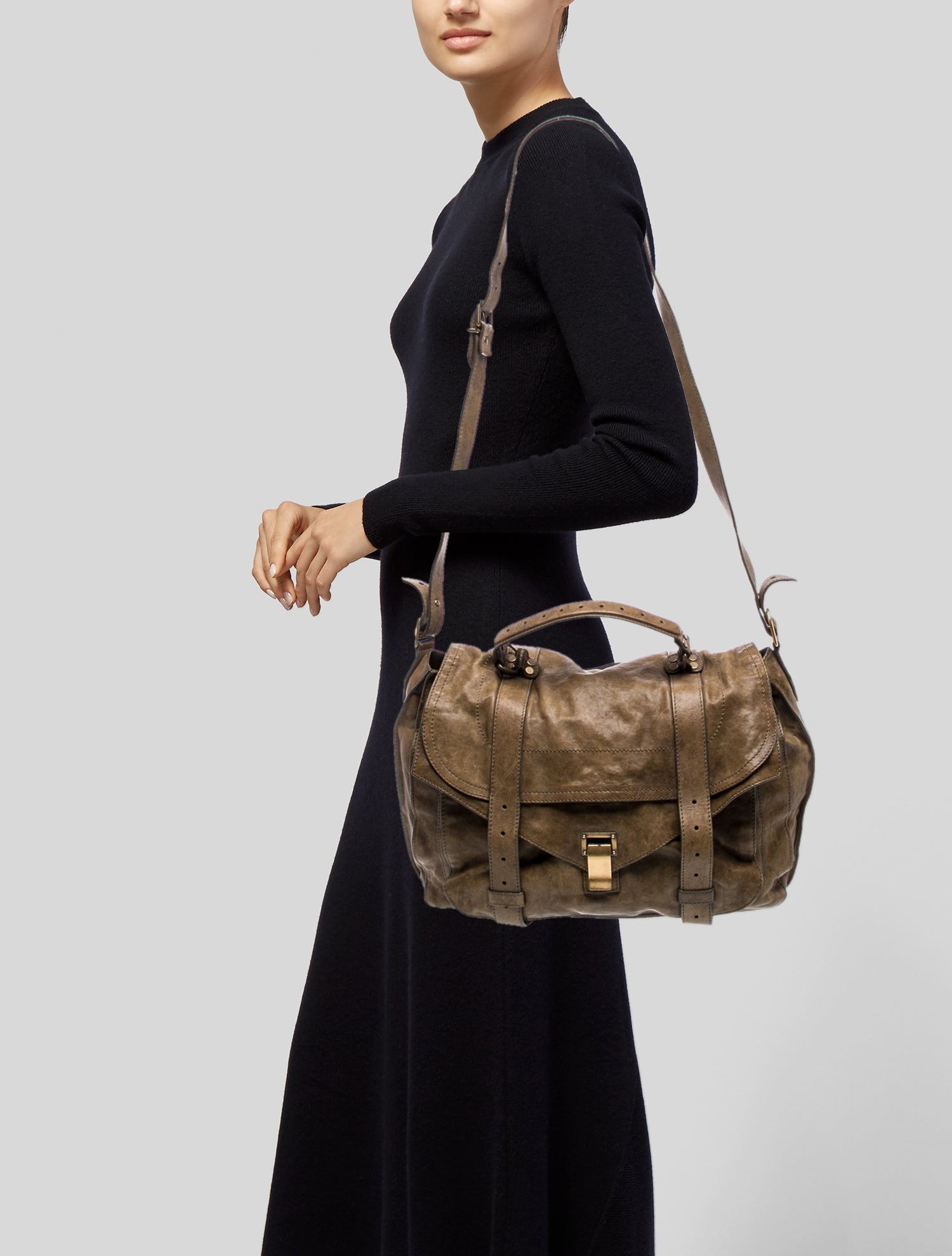 Proenza Schouler Leather Top Handle Bag