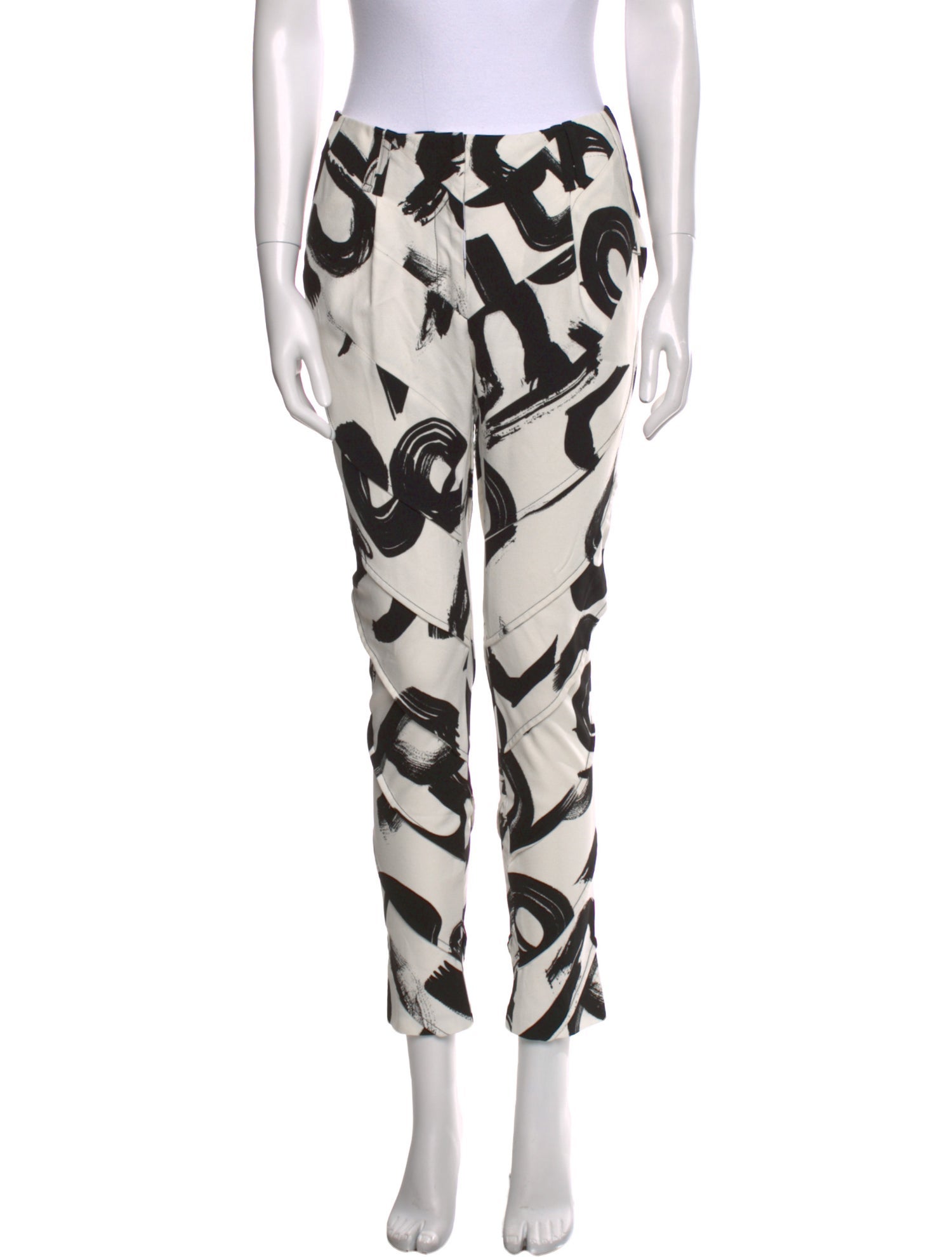 Proenza Schouler Printed Skinny Leg Pants