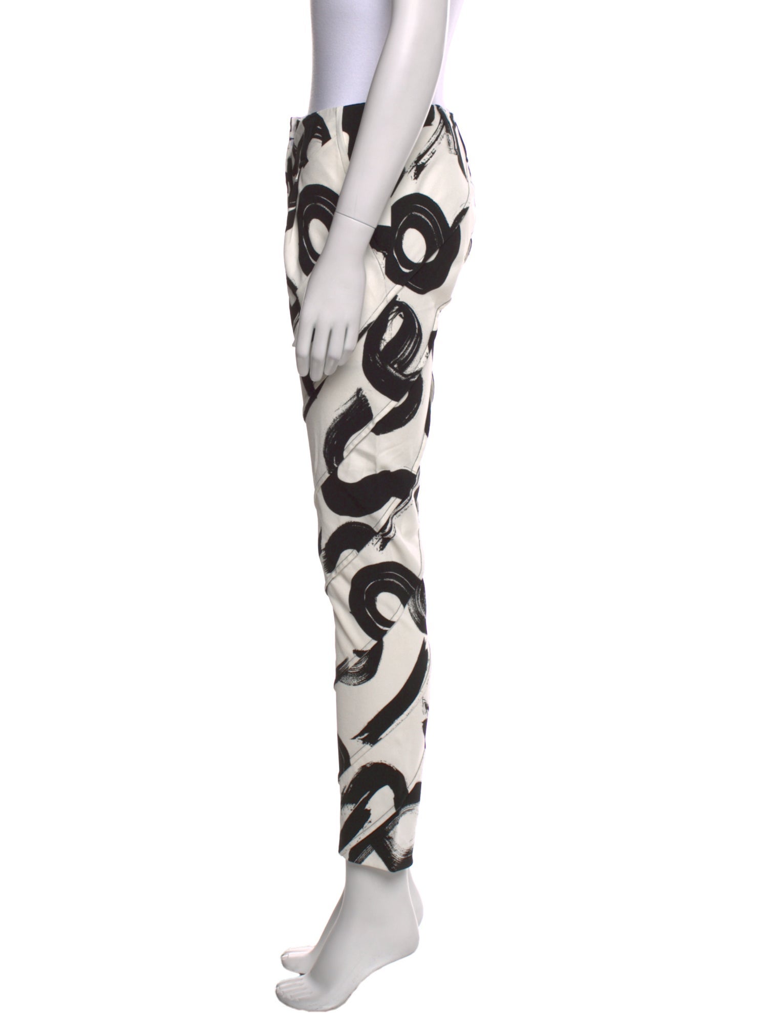 Proenza Schouler Printed Skinny Leg Pants
