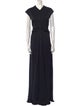 Proenza Schouler V-Neck Long Dress