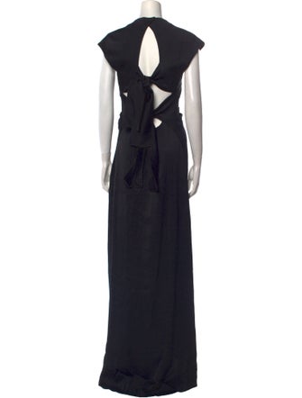 Proenza Schouler V-Neck Long Dress