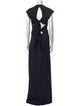 Proenza Schouler V-Neck Long Dress