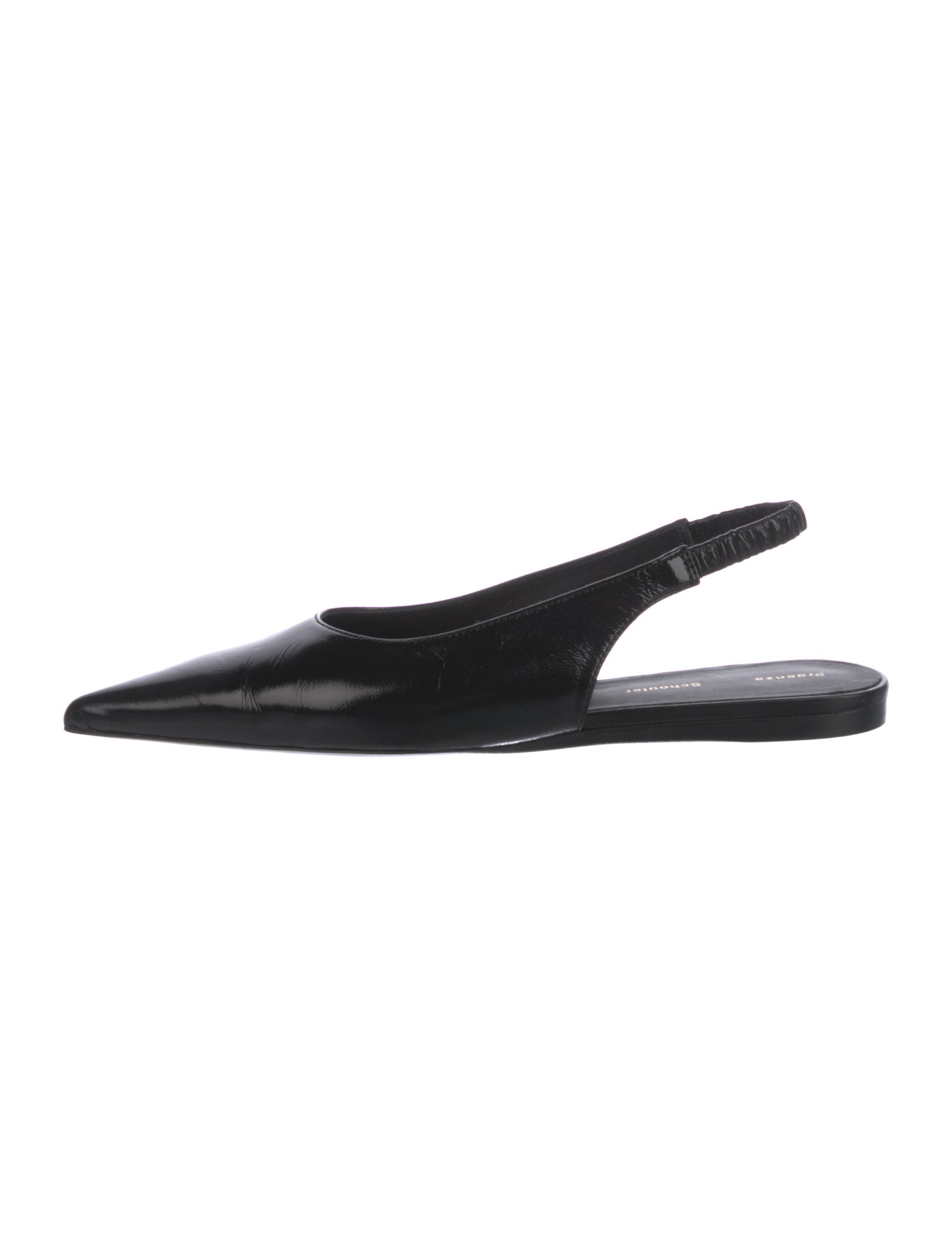 Proenza Schouler Patent Leather Slingback Flats