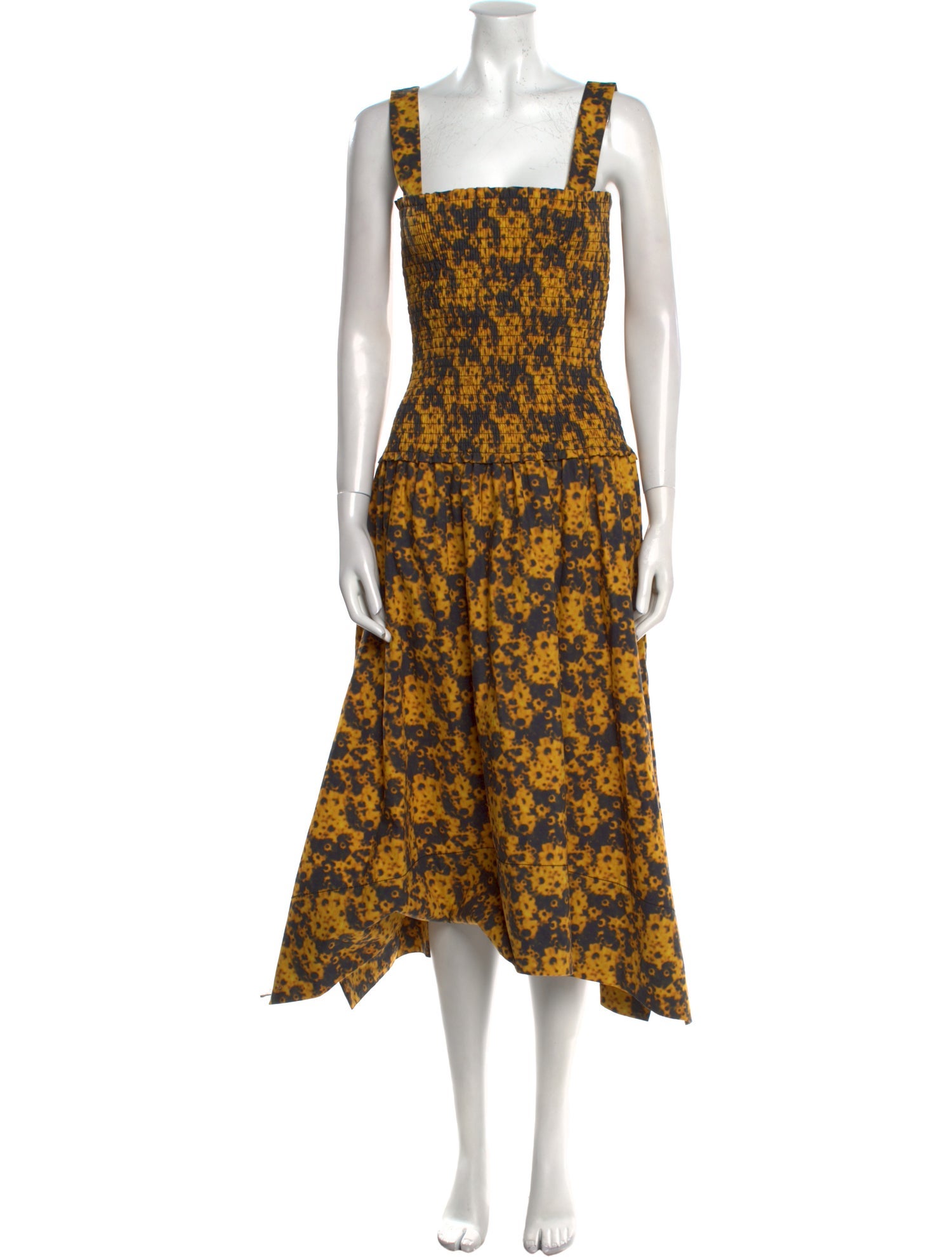 Proenza Schouler Floral Print Long Dress