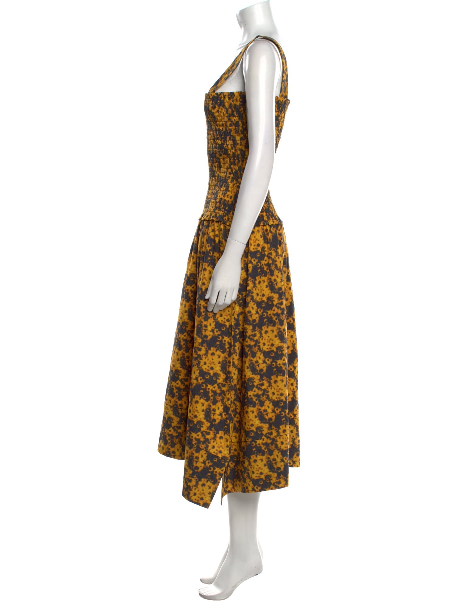 Proenza Schouler Floral Print Long Dress