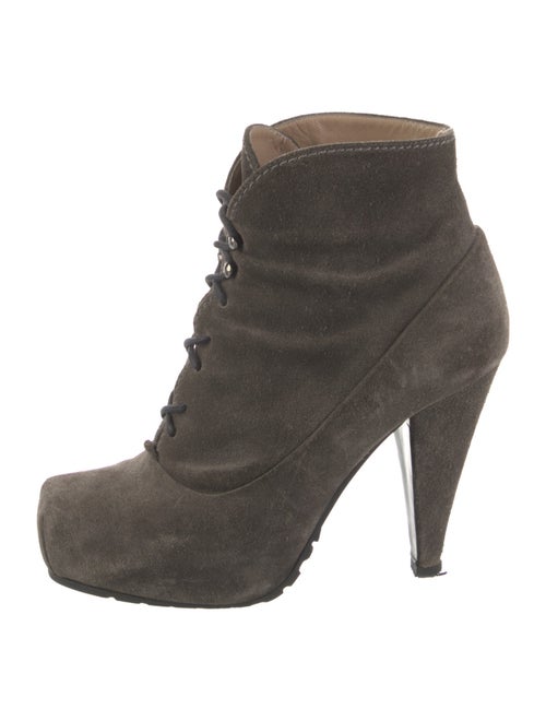 Proenza Schouler Suede Lace-Up Boots