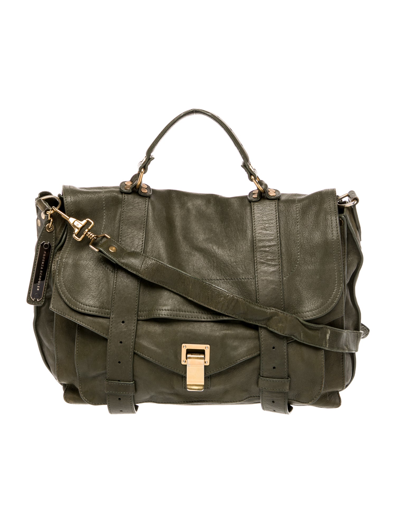 Proenza Schouler Leather Messenger Bag