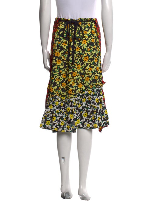 Proenza Schouler Floral Print Knee-Length Skirt