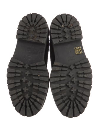 Proenza Schouler Leather Grosgrain Trim Chelsea Boots