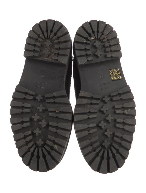 Proenza Schouler Leather Grosgrain Trim Chelsea Boots