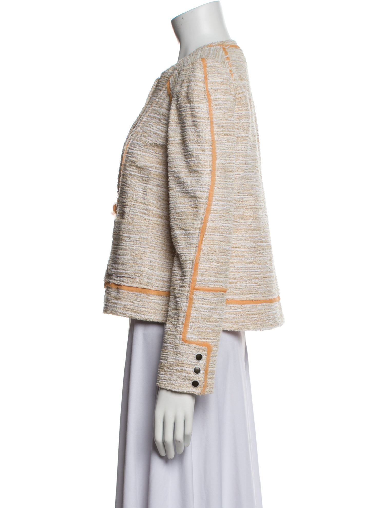 Proenza Schouler Tweed Pattern Evening Jacket