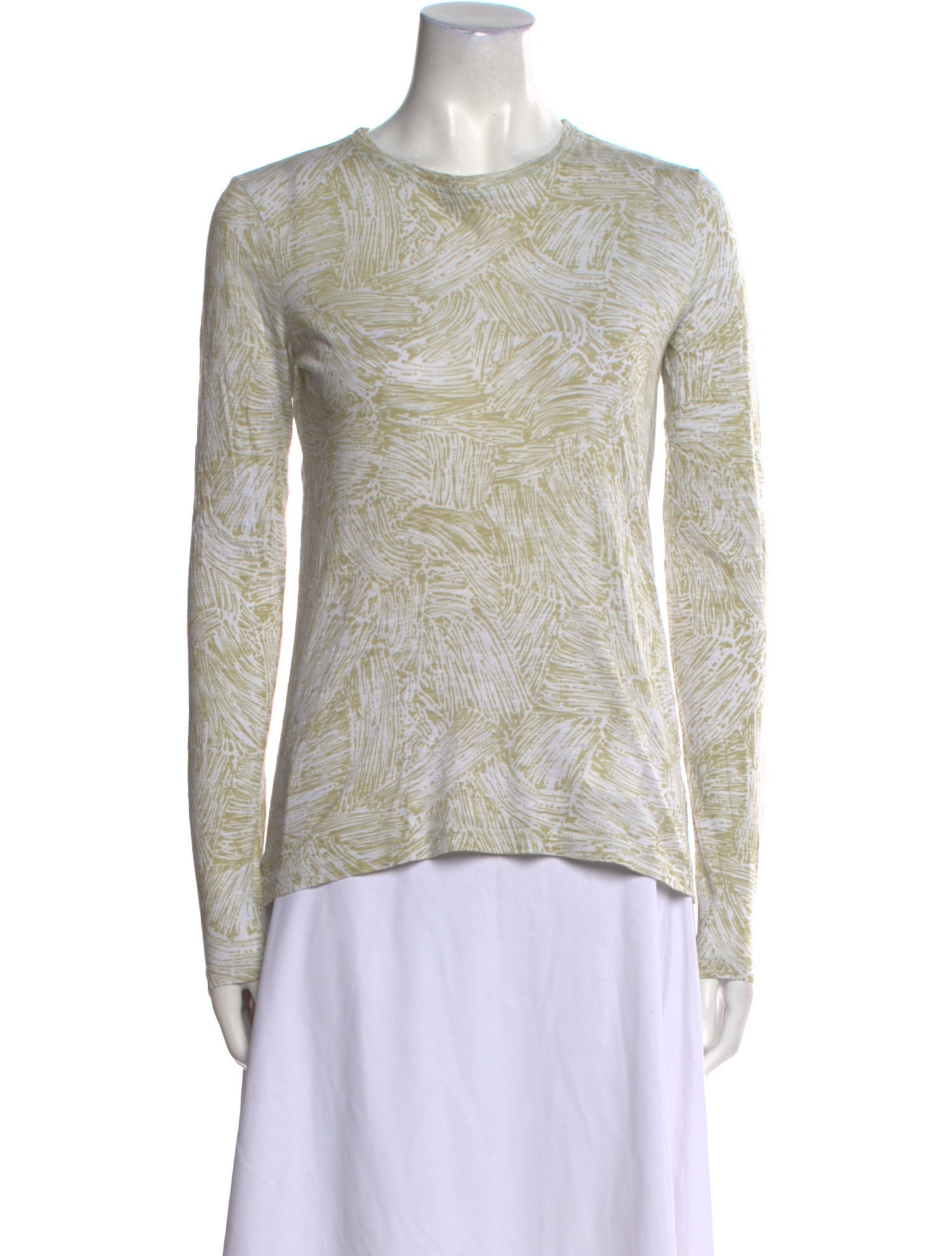 Proenza Schouler Printed Crew Neck Top