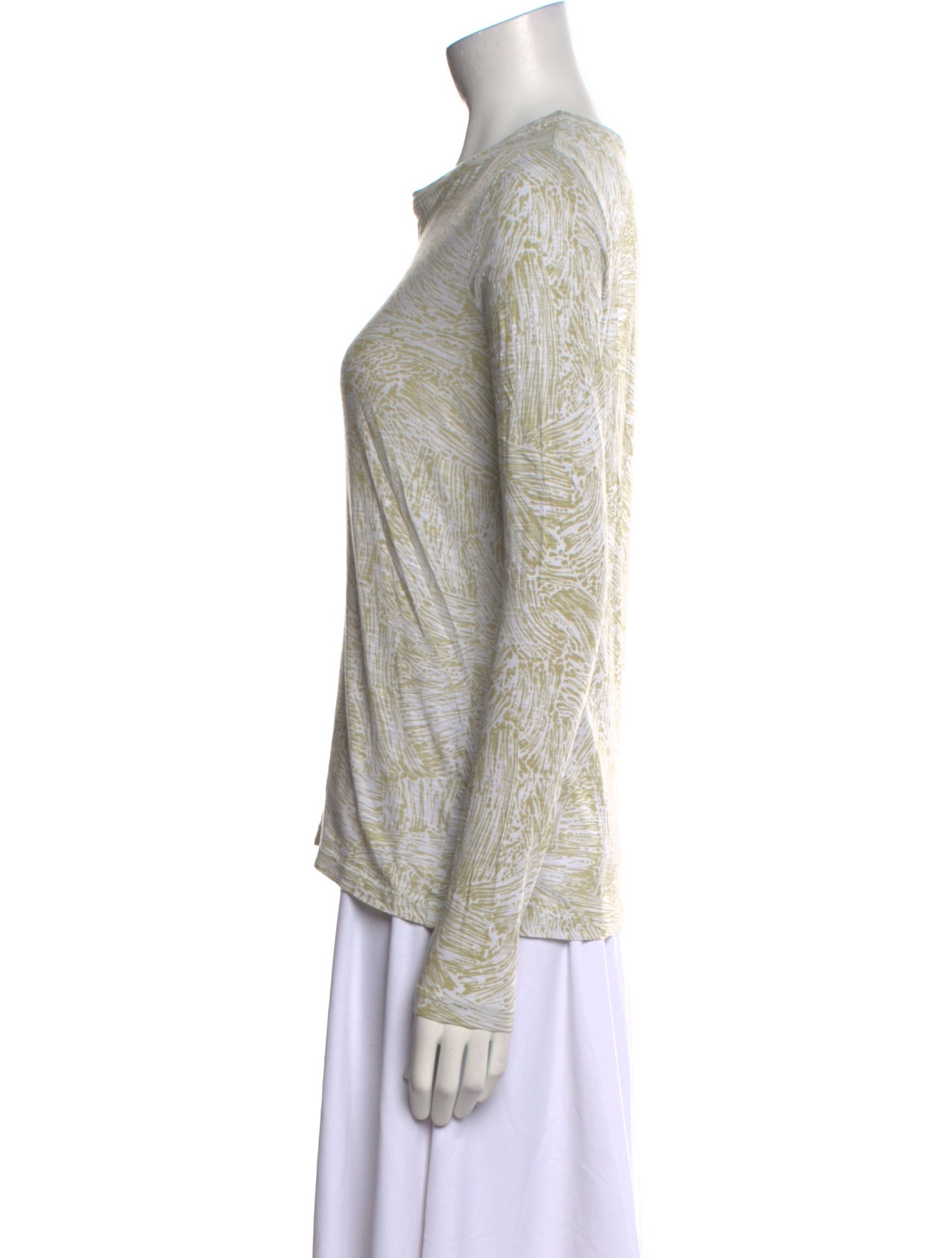 Proenza Schouler Printed Crew Neck Top