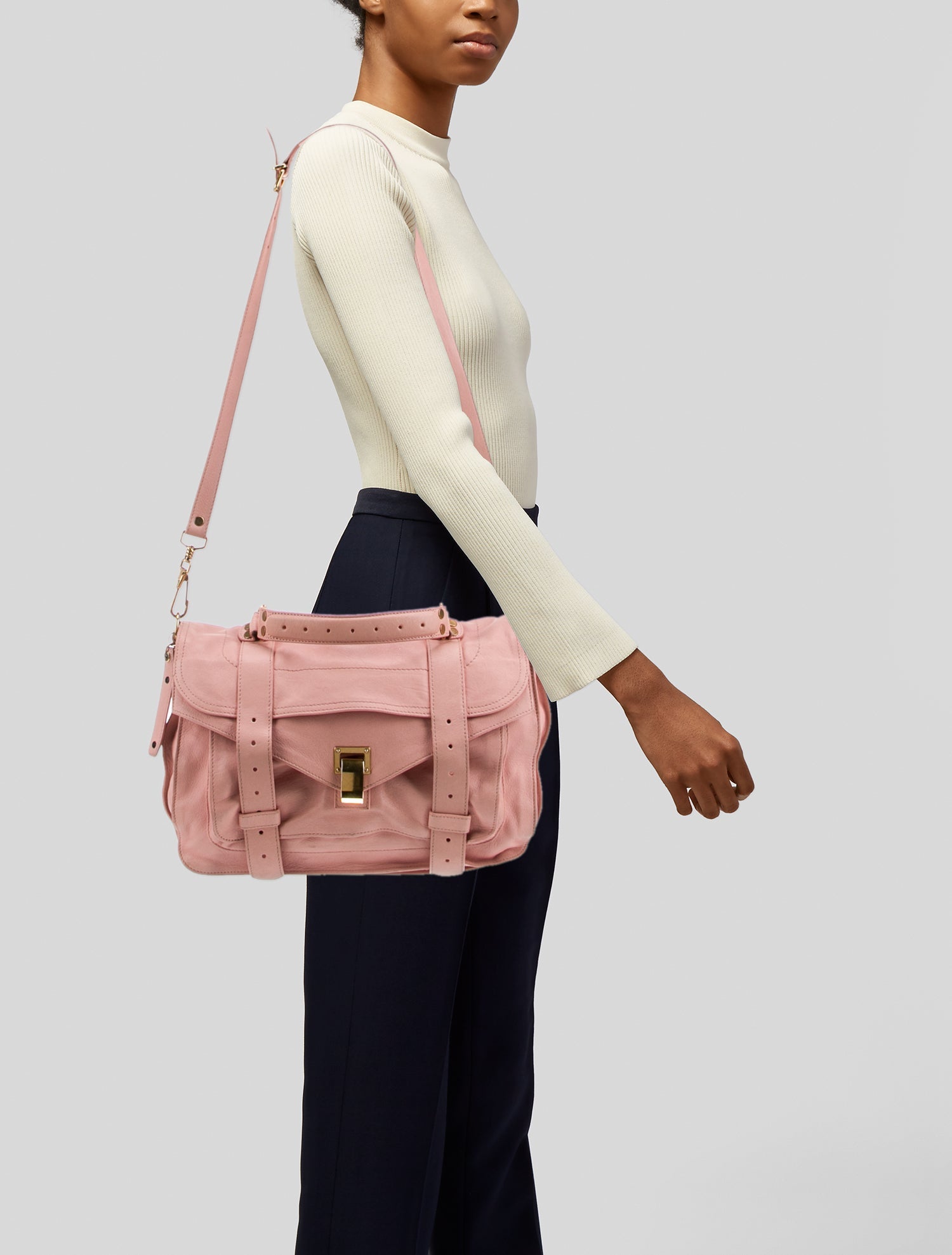 Proenza Schouler Leather Messenger Bag