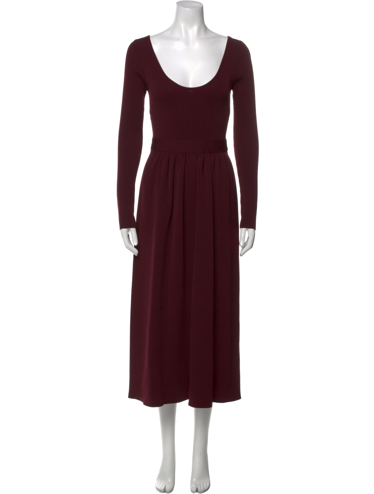 Proenza Schouler Scoop Neck Long Dress