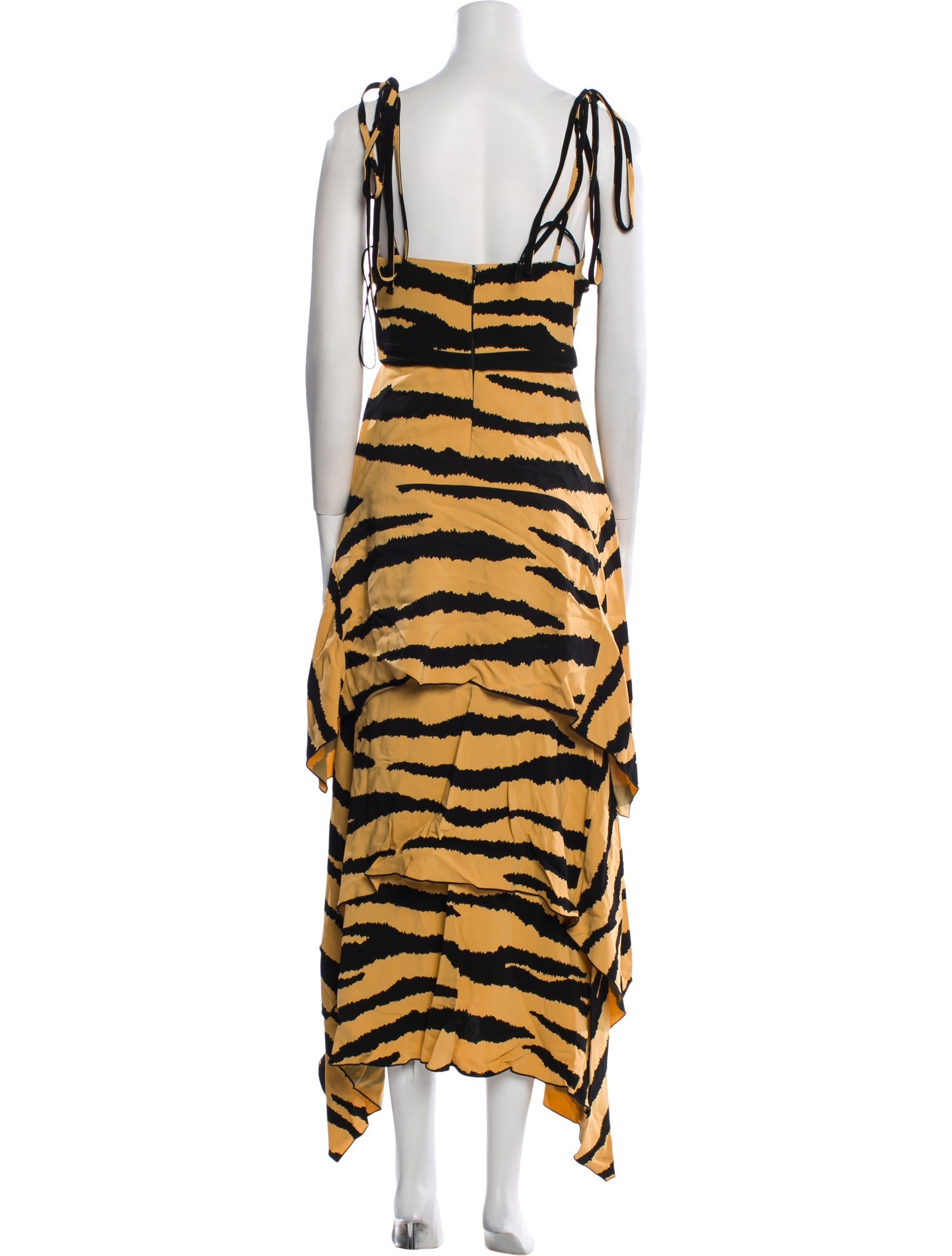 Proenza Schouler Animal Print Long Dress