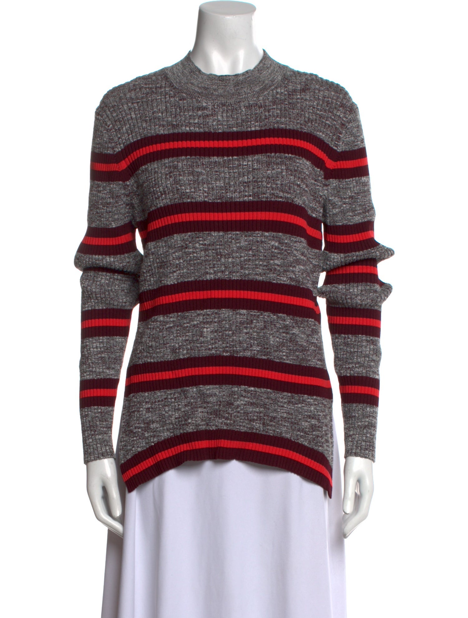 Proenza Schouler Striped Crew Neck Sweatshirt