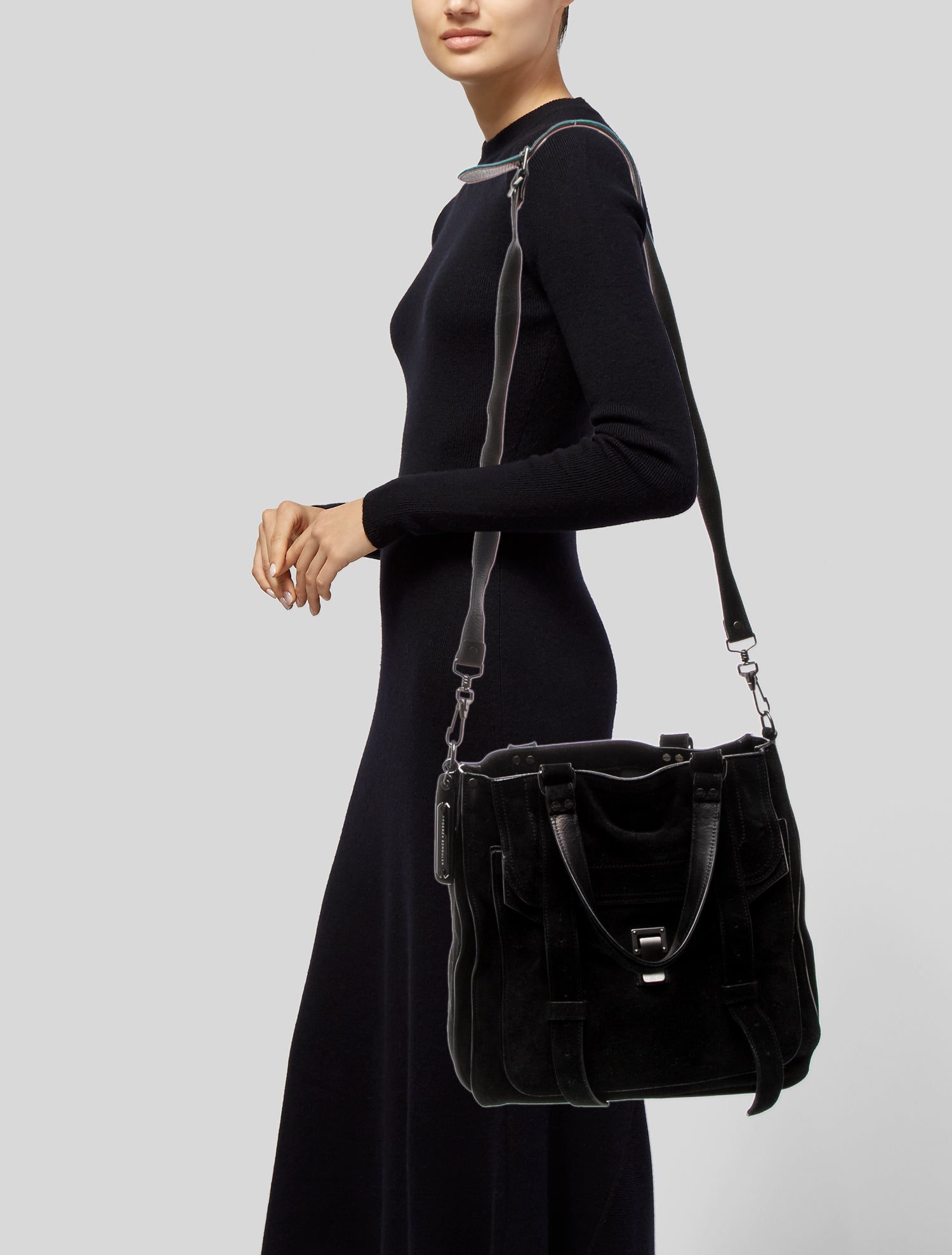 Proenza Schouler Suede Top Handle Bag