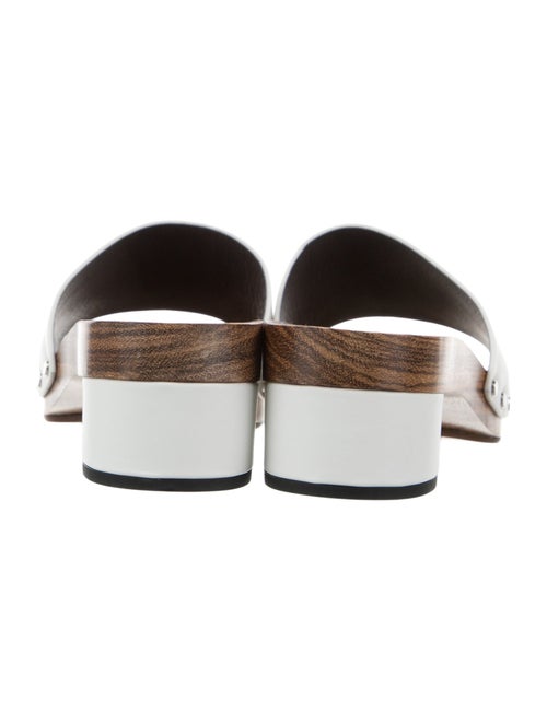 Proenza Schouler Leather Studded Accents Slides