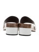 Proenza Schouler Leather Studded Accents Slides