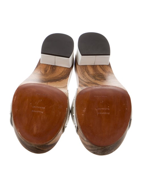Proenza Schouler Leather Studded Accents Slides