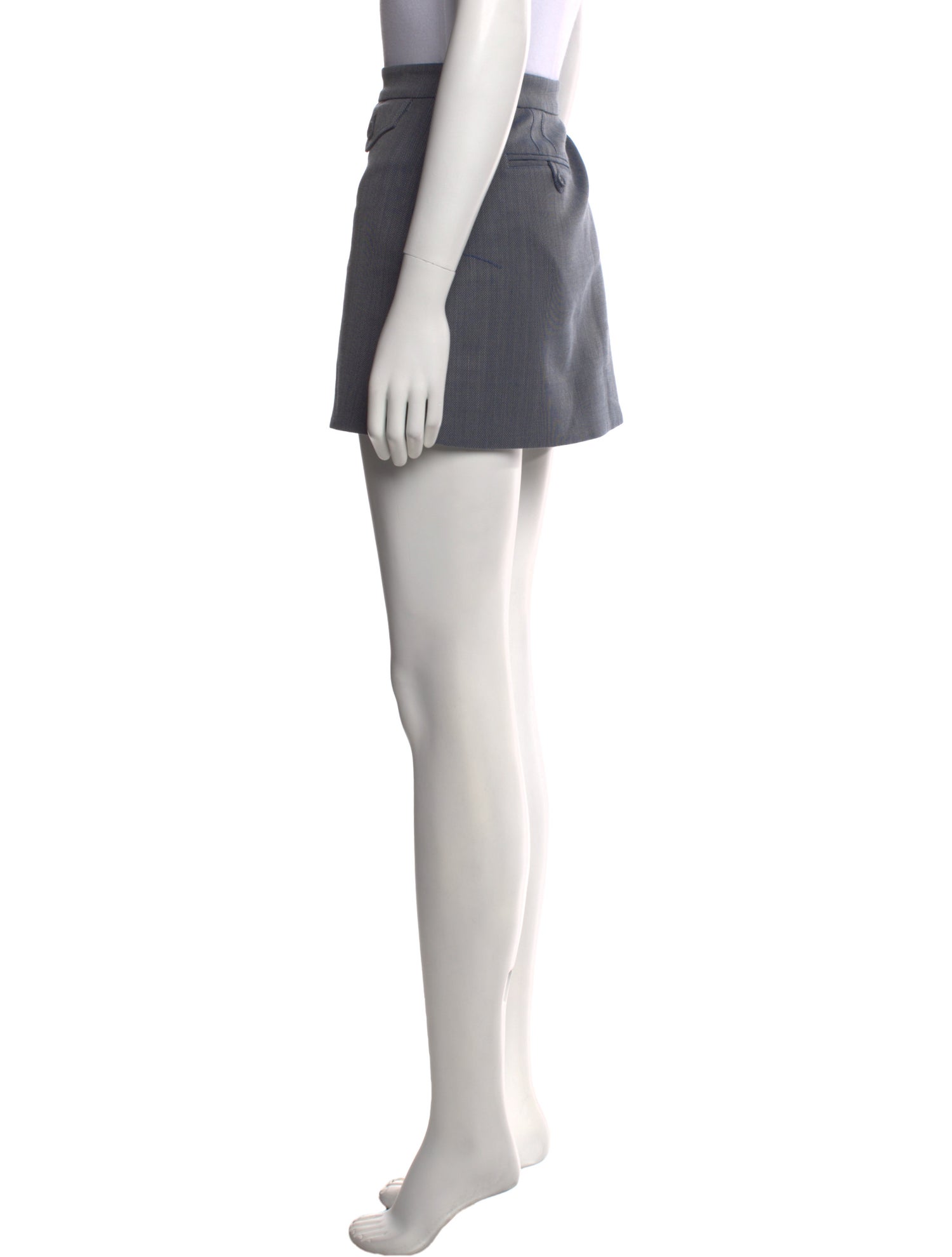 Proenza Schouler Pleated Accents Mini Skirt