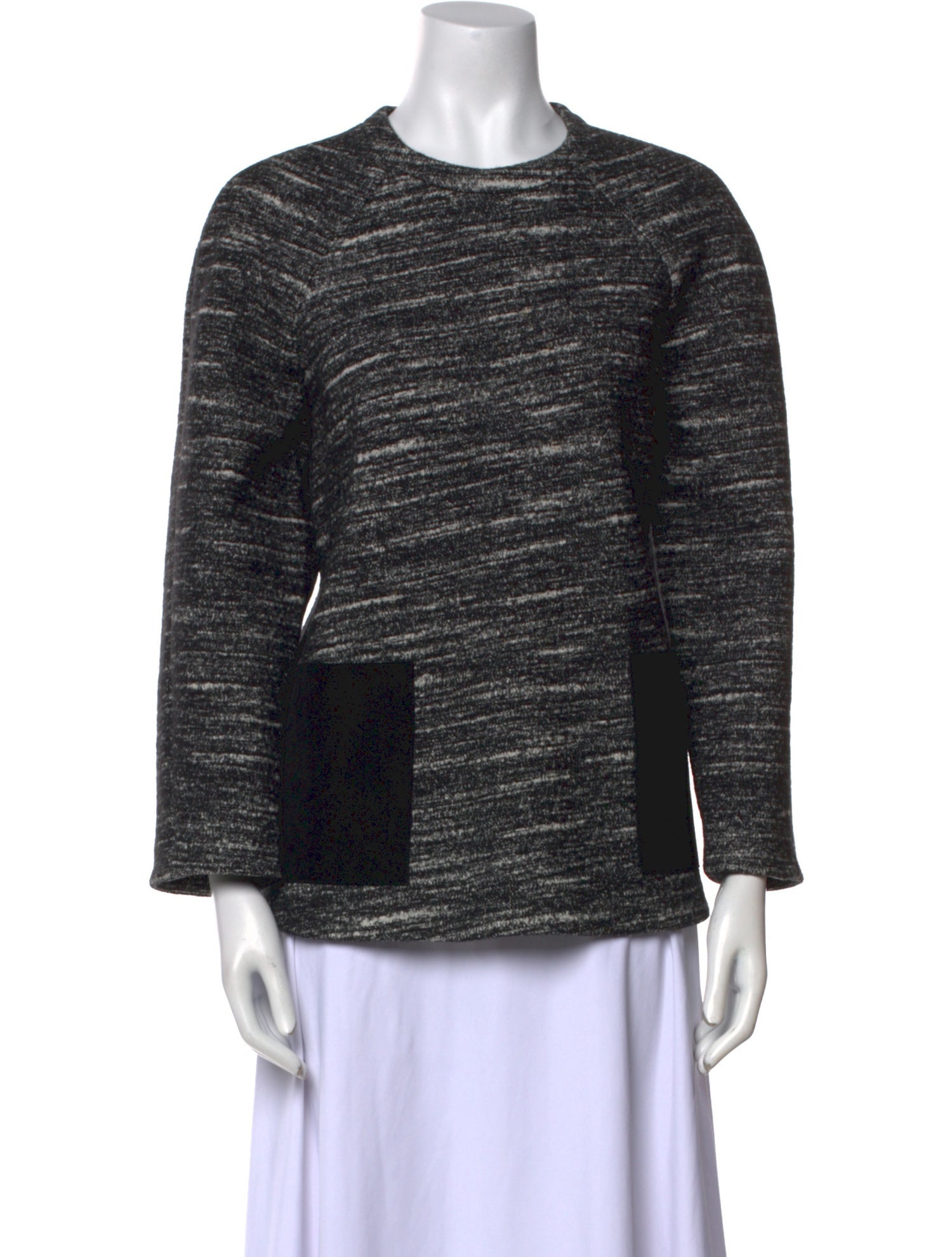 Proenza Schouler Crew Neck Three-Quarter Sleeve Top