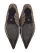 Proenza Schouler Printed Raw-Edge Trim Slingback Flats