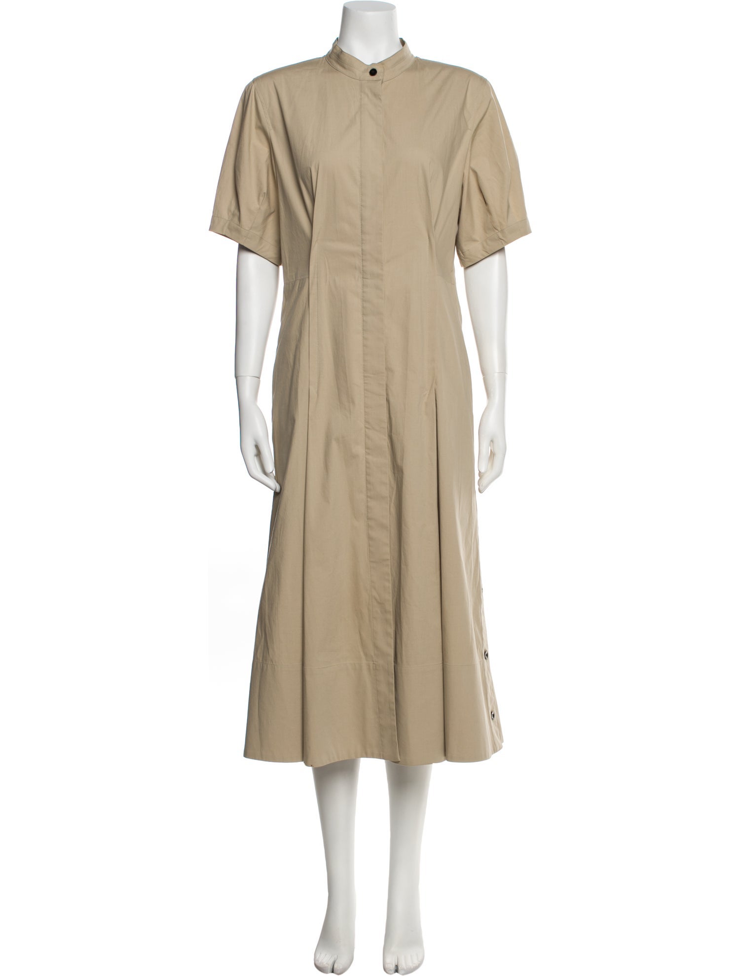 Proenza Schouler Mock Neck Long Dress