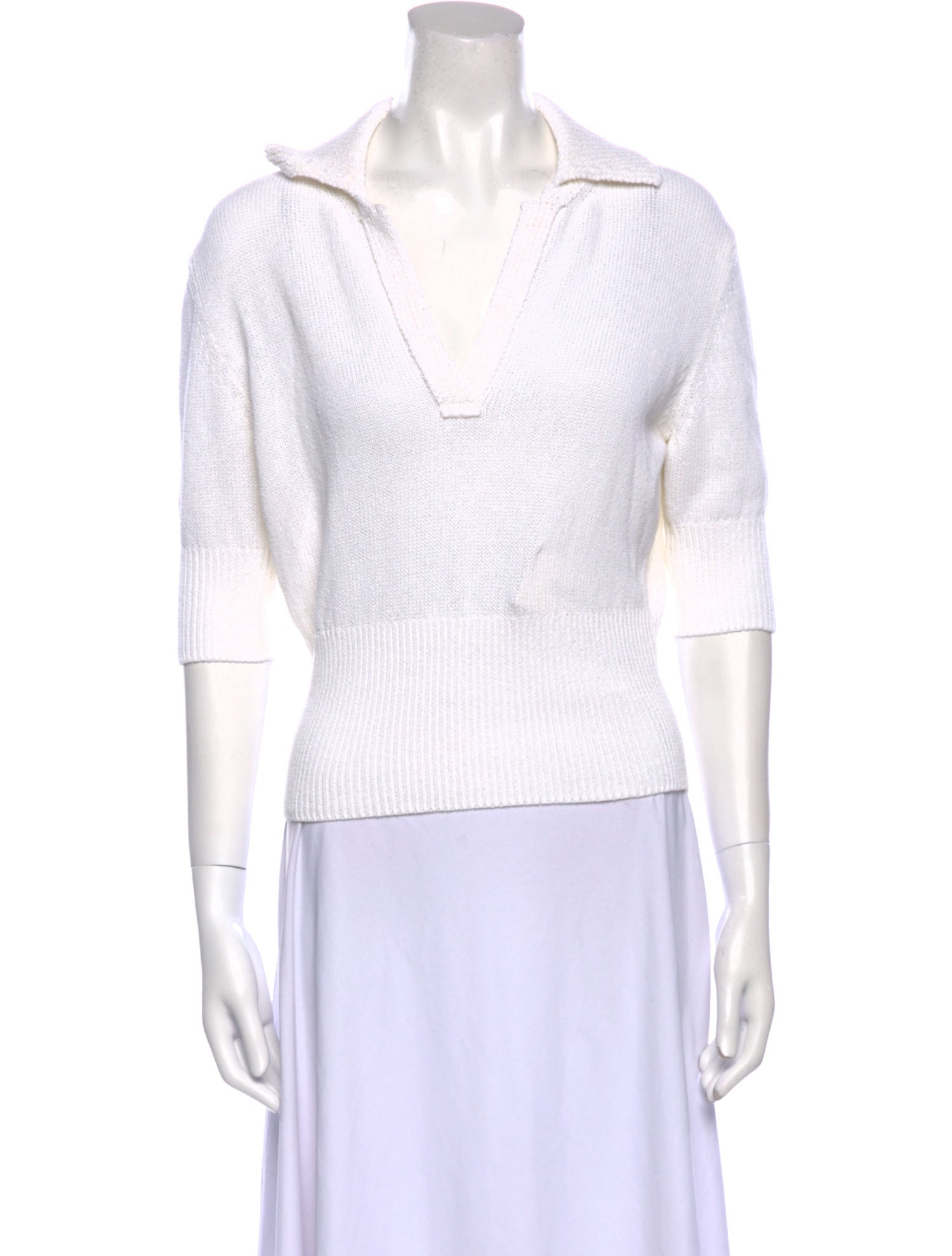 Proenza Schouler Three-Quarter Sleeve Polo