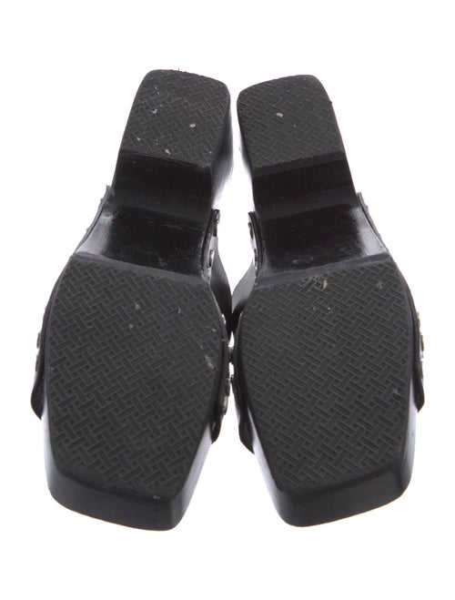 Proenza Schouler Leather Studded Accents Slides