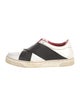 Proenza Schouler Leather Colorblock Pattern Sneakers