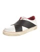 Proenza Schouler Leather Colorblock Pattern Sneakers