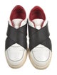 Proenza Schouler Leather Colorblock Pattern Sneakers
