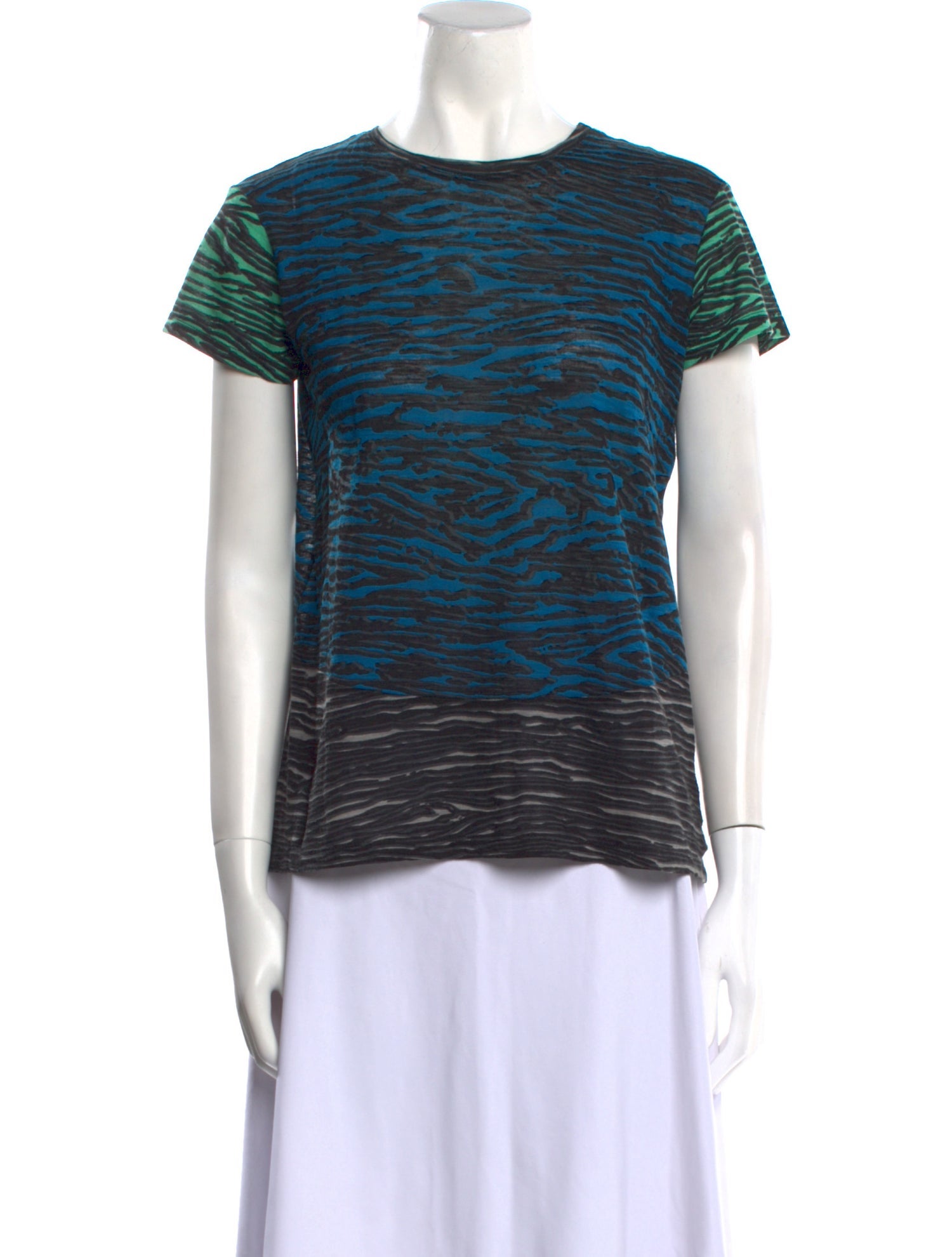 Proenza Schouler Striped Crew Neck T-Shirt