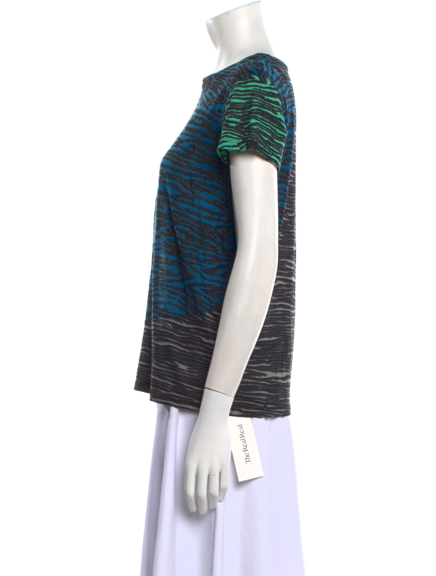 Proenza Schouler Striped Crew Neck T-Shirt