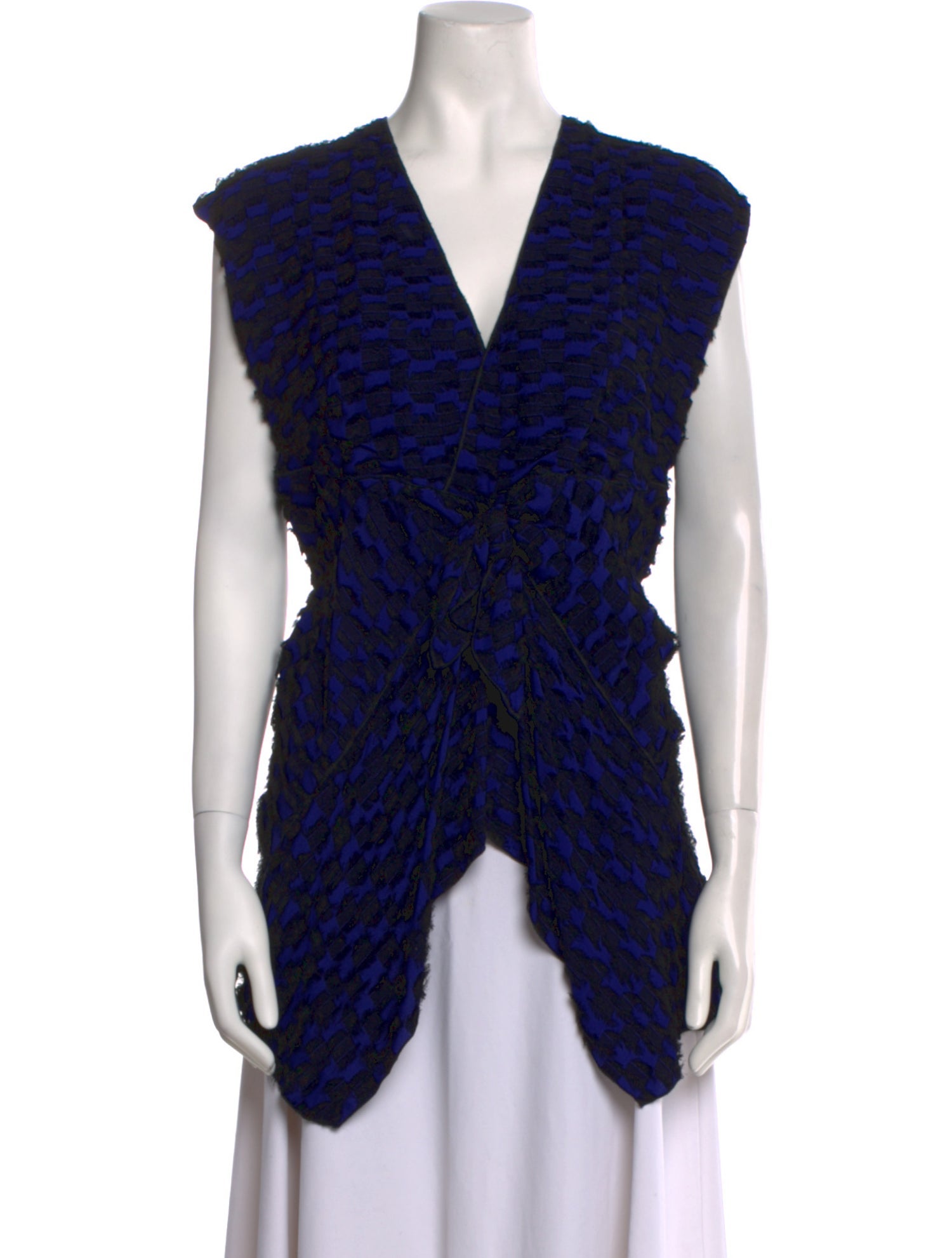 Proenza Schouler Animal Print V-Neck Top