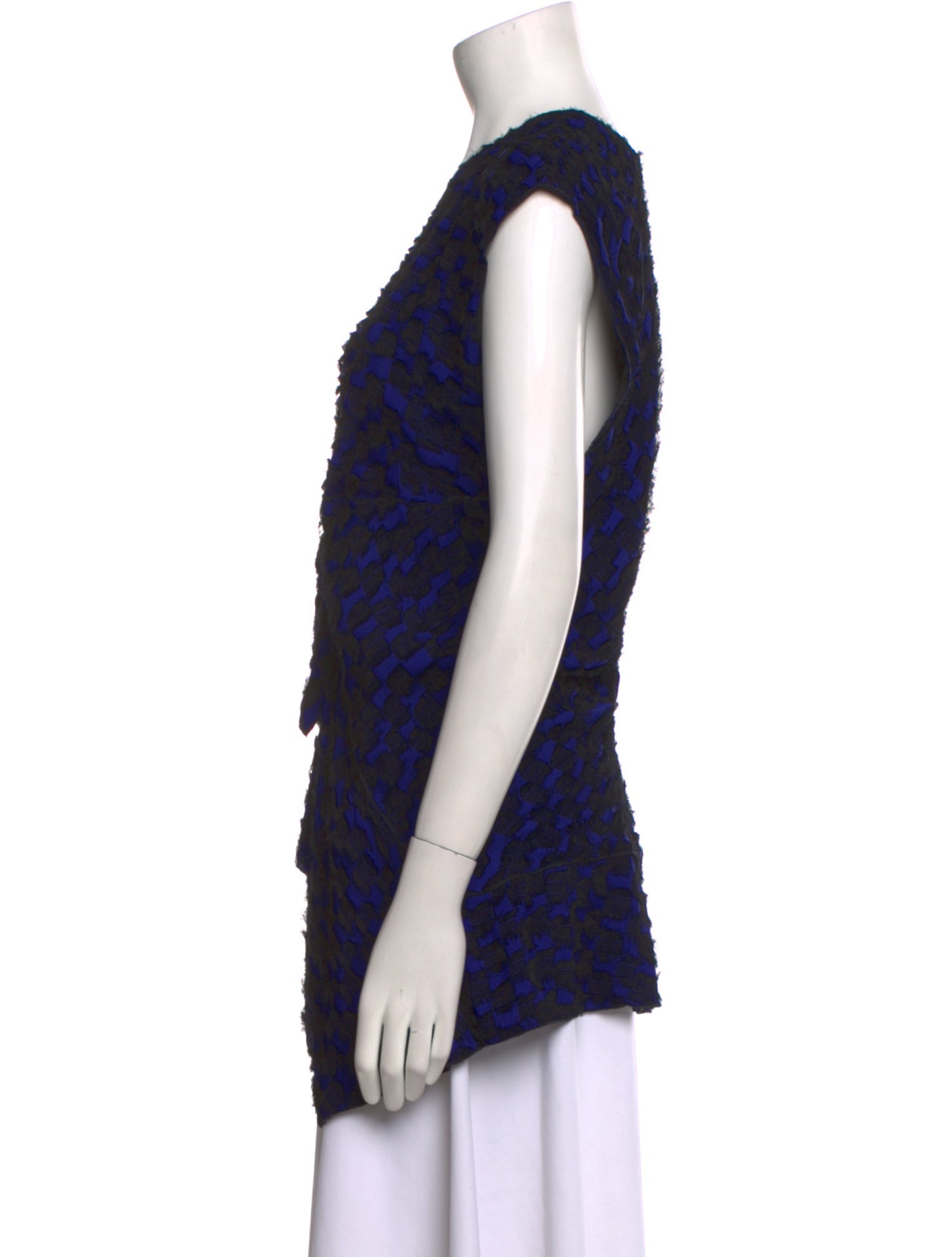 Proenza Schouler Animal Print V-Neck Top