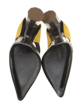 Proenza Schouler Leather Colorblock Pattern Mules