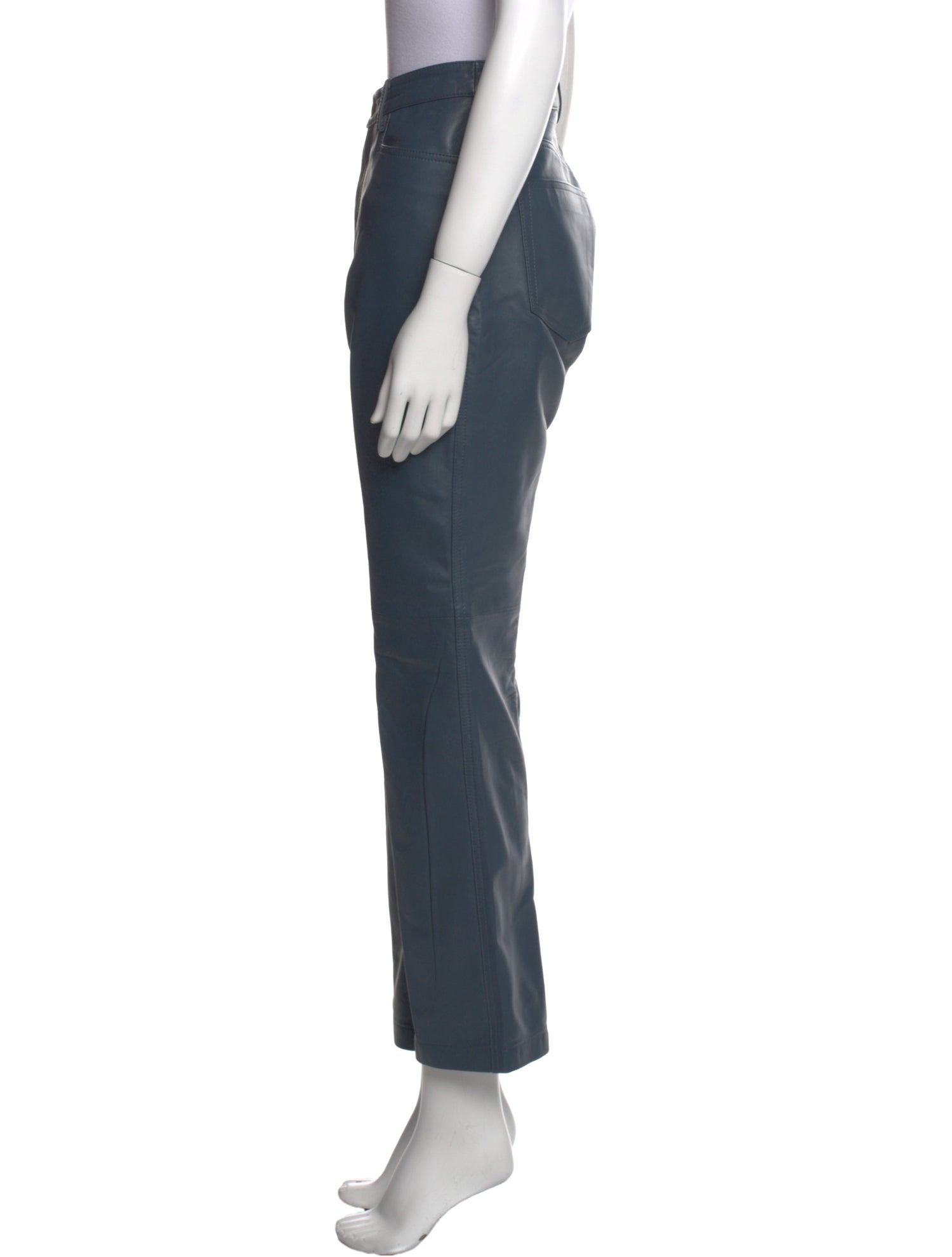 Proenza Schouler Eel Skin Straight Leg Pants