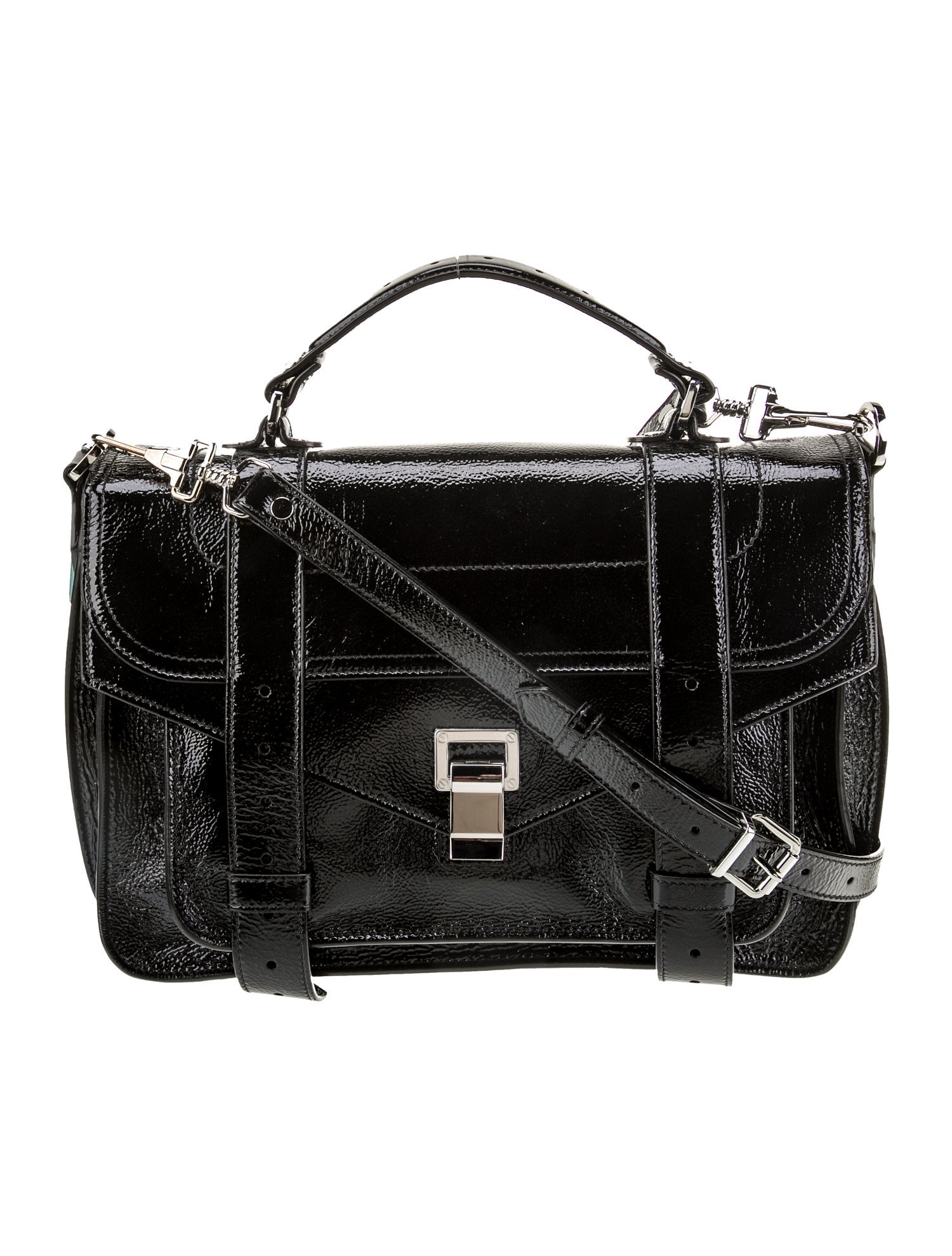 Proenza Schouler Patent Leather Shoulder Bag w/ Tags