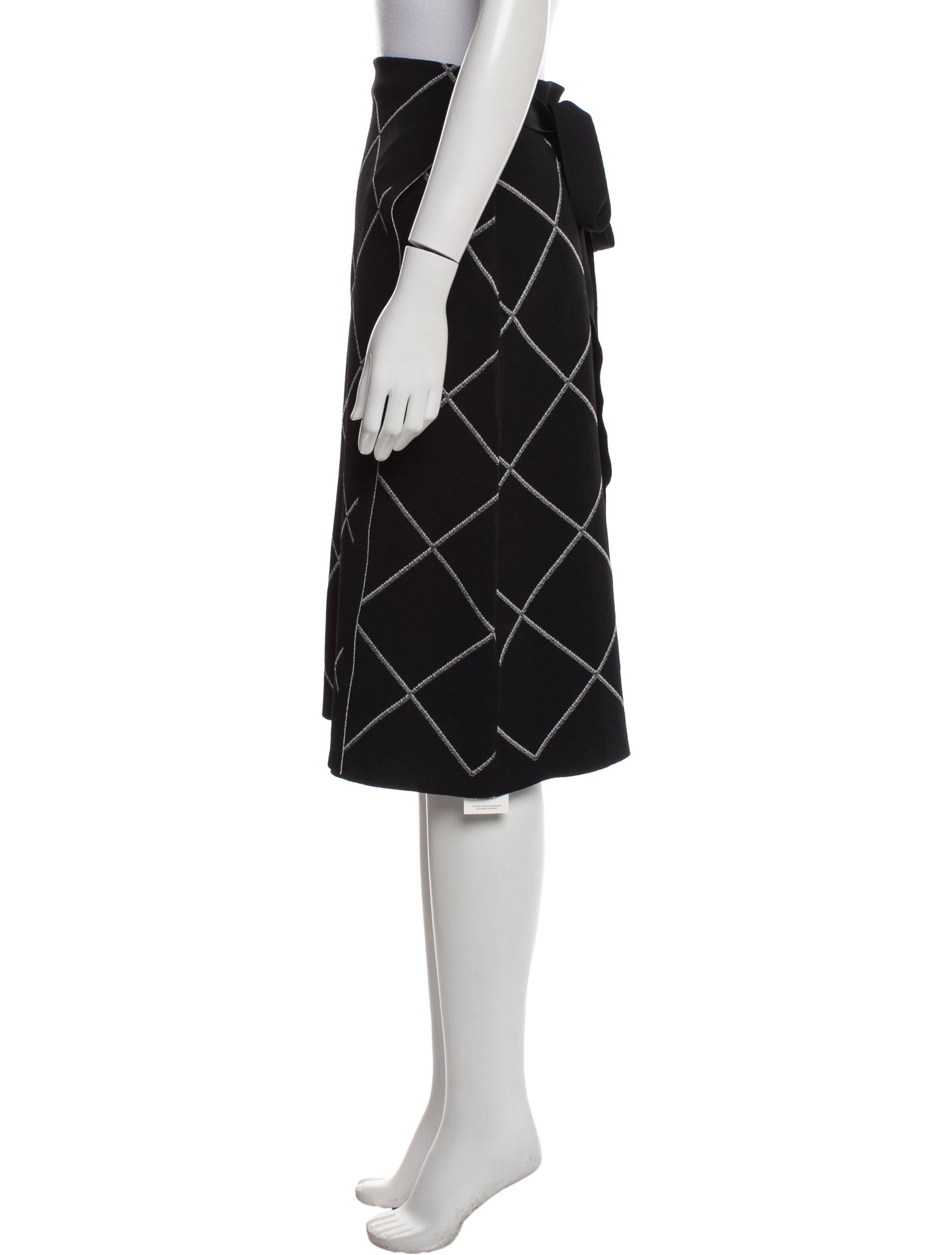 Proenza Schouler Plaid Print Knee-Length Skirt